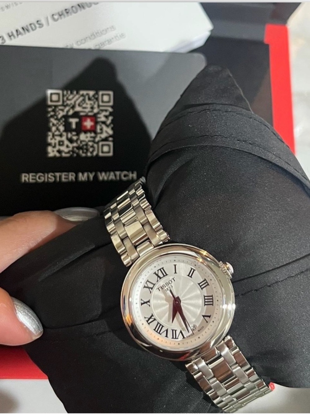 Tissot Silver Bellissima Small Lady Watch 26 mm